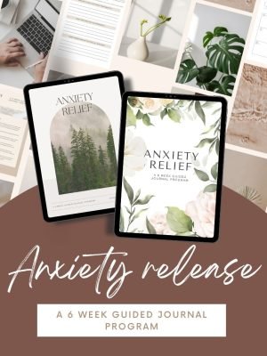 Anxiety release planner/journal, INSTANT DOWNLOAD PDF printable/Goodnotes with bonus minimalist style